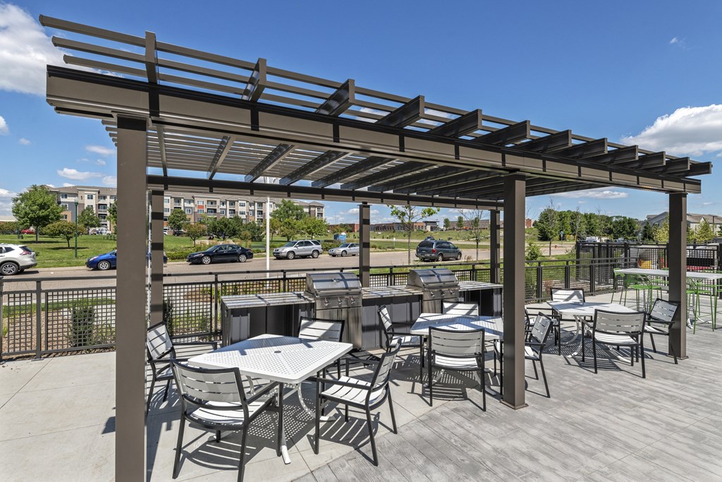 Outdoor Patio at Nuvelo at Parkside, Minnesota