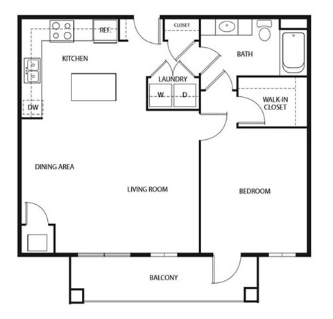 Evans Meadows Apartments in Elk River, MN 1 Bedroom 1 Bath 