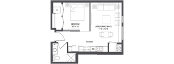 Floorplan A at The Palmer, Minneapolis, MN