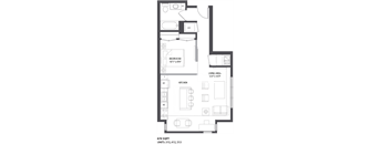 Floorplan C at The Palmer, Minneapolis, 55401