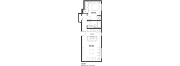 Floorplan H at The Palmer, Minneapolis, MN, Minnesota