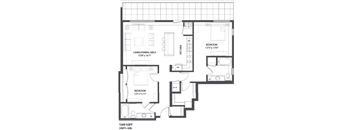 Floorplan P at The Palmer, Minneapolis, MN, Minnesota