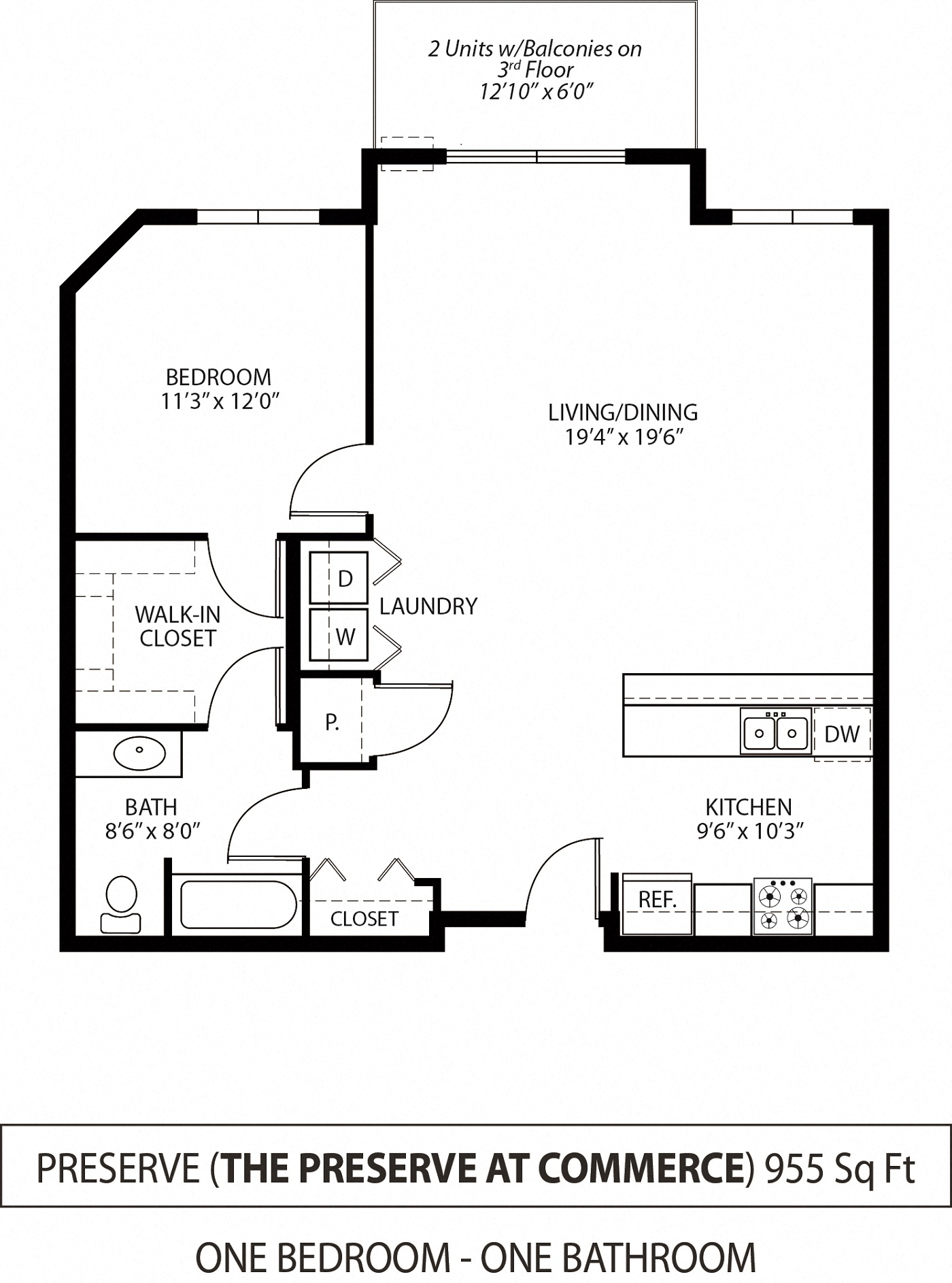 The Preserve at Commerce Apartments in Rogers, MN 1 Bedroom 1 Bath
