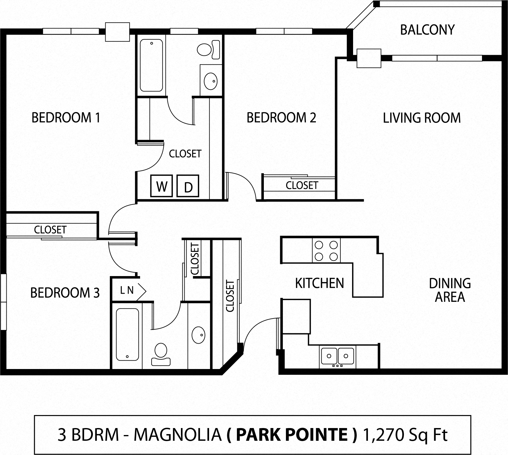 Park Pointe Magnolia Floor Plan  at Park Pointe, Minnesota, 55426