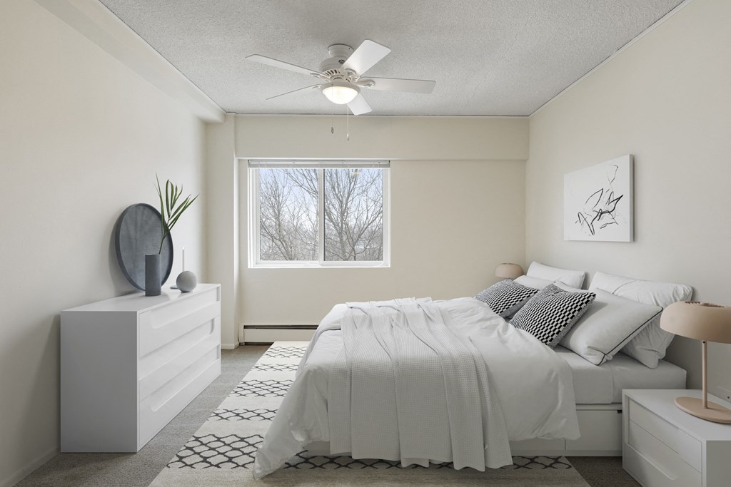 Large Bedroom at Park Towers, St. Louis Park
