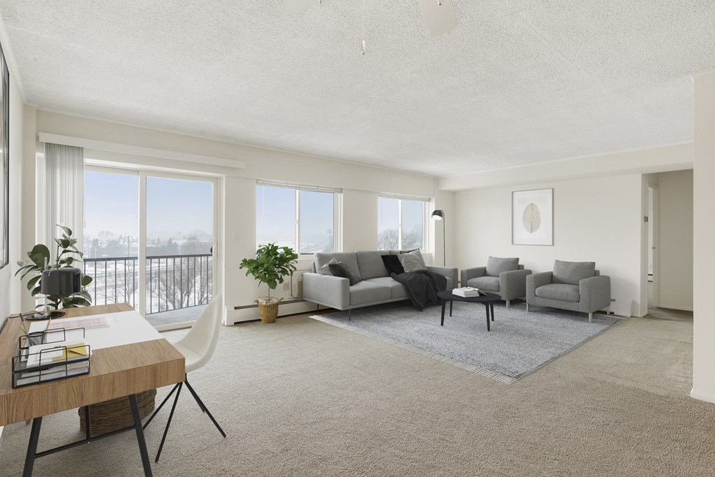 Living Area at Park Towers, St. Louis Park, MN