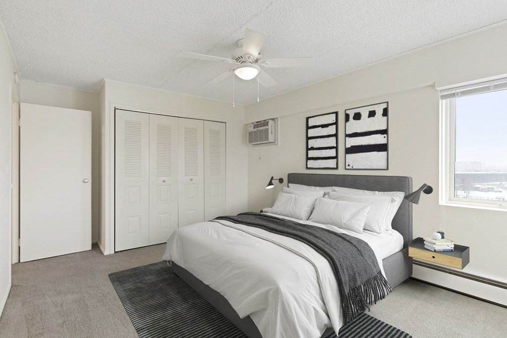 Master Bedroom at Park Towers, St. Louis Park, MN, 55416