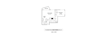 Park Towers Apartments in St. Louis Park, MN 1 Bedroom 1 Bath