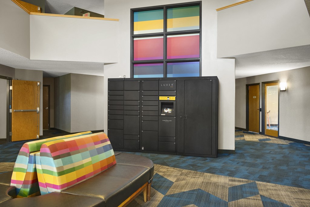 Package Locker at Pebblebrook Court, Bloomington