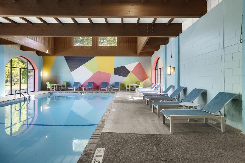indoor pool at Pebblebrook Flats, Bloomington, 55437