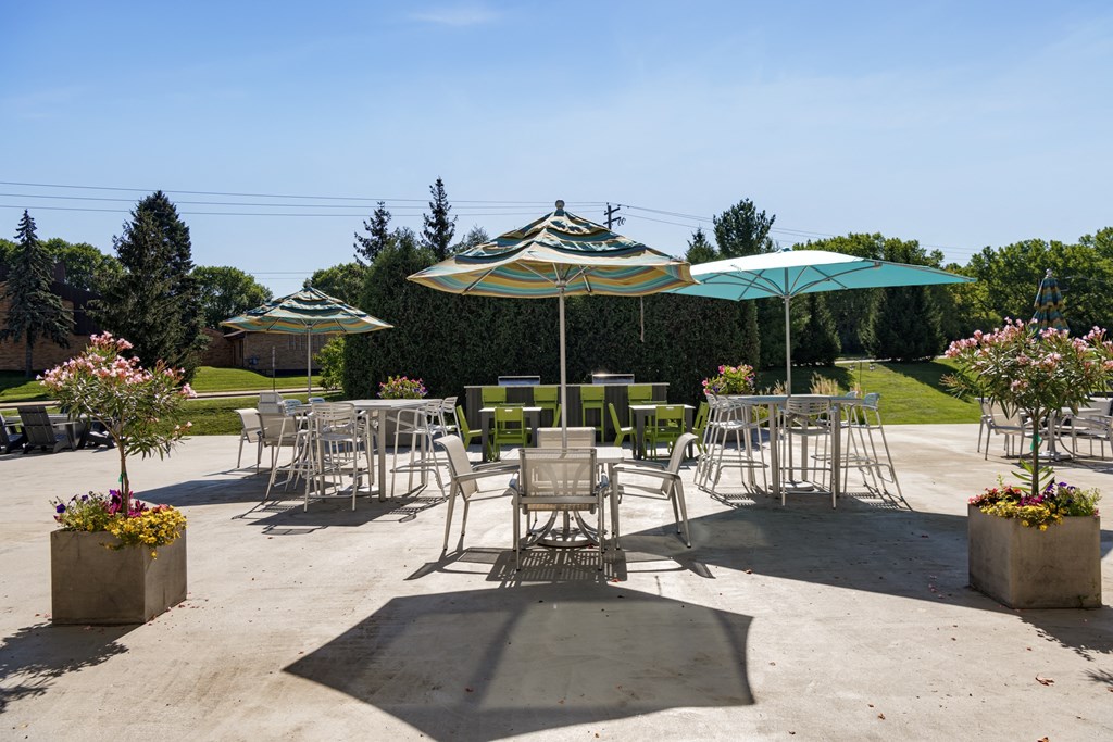 Outdoor Grill With Intimate Seating Area at Pebblebrook Court, Bloomington, 55437