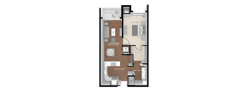Pepin Floor Plan at Expo, Minneapolis, 55414