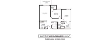 The Preserve at Commerce Apartments in Rogers, MN 2 Bedroom 1 Bath