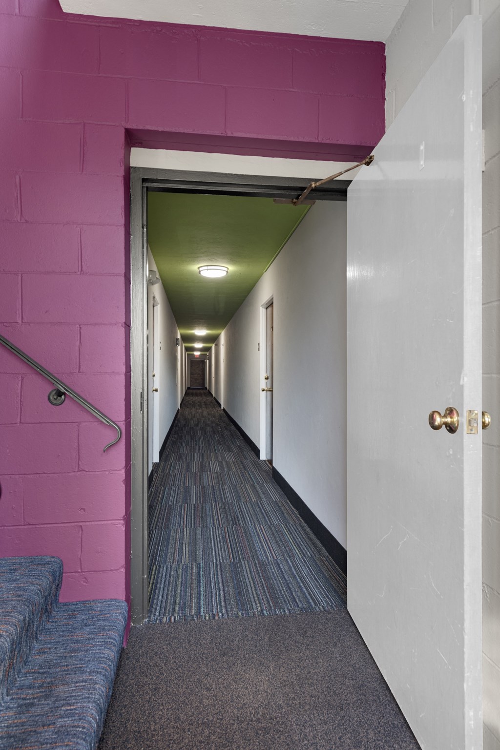 Ridgewood Arches Apartments in Minneapolis, MN Renovated Hallway