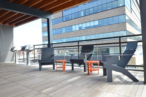 Spacious Rooftop Deck at The Palmer, Minneapolis