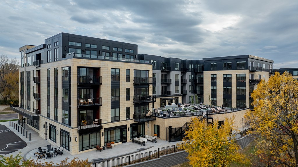 The Zen Terrace leading from the Private Dining Room at Lilia in Lilydale, MN 55118