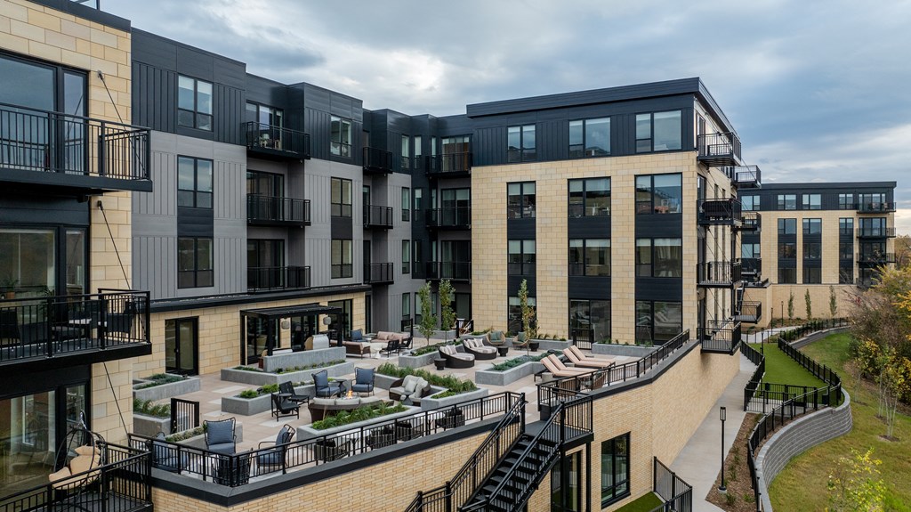 The Zen Terrace leading from the Private Dining Room at Lilia in Lilydale, MN 55118