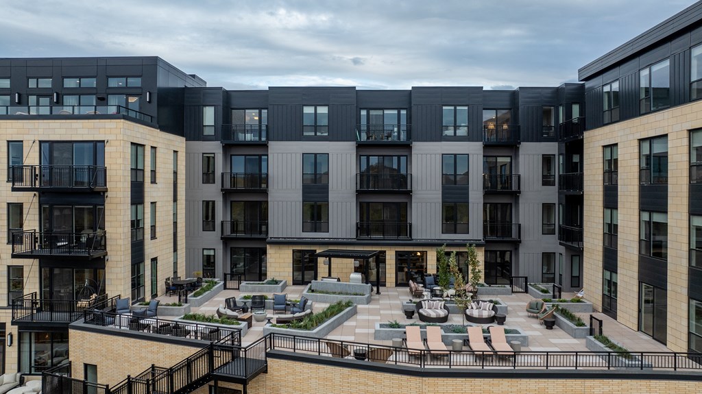 The Zen Terrace leading from the Private Dining Room at Lilia in Lilydale, MN 55118