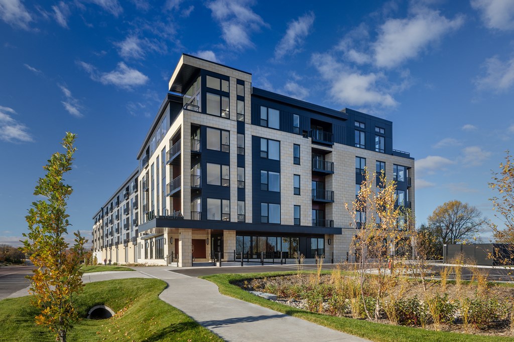 Apartment Building Exterior at Lilia, Minnesota, 55118
