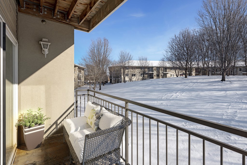 Balcony And patio at Shadow Hills, Plymouth, MN, 55442