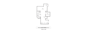 Winona Floor Plan Galtier Towers Apartments in Lowertown, St. Paul, MN Studio Apartment