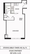 Galtier Towers Stevens Floor Plan St. Louis and Stevens Floor Plan Galtier Towers Apartments in Lowertown, St. Paul, MN Studio Apartment