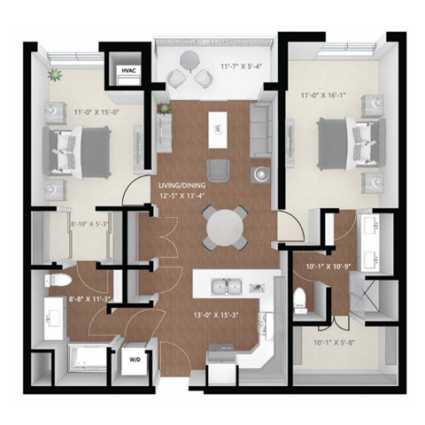 Stockholm Floor Plan at Expo, Minneapolis