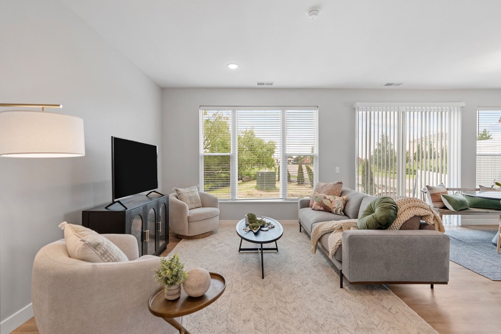 Living Room at Townhomes at Preserve, Rogers, Minnesota