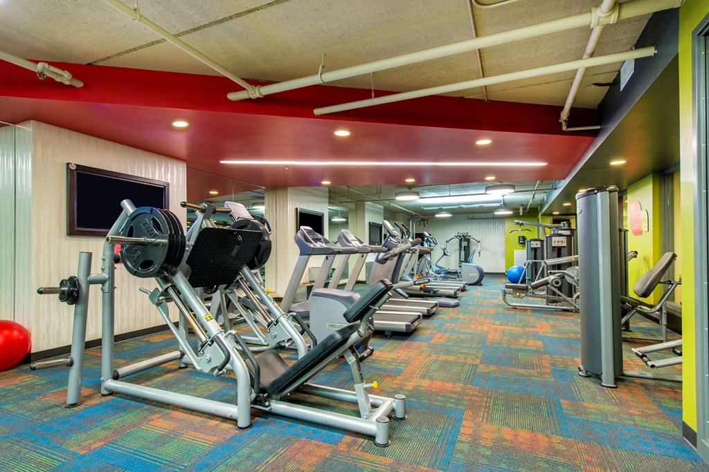 Workout Equipment at Axon Green, Minneapolis