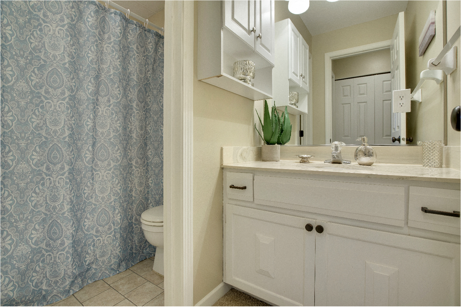 Bathroom area at Axon Green, Minneapolis, Minnesota