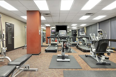 Modern Fitness Center at The Edina Towers, Edina, Minnesota
