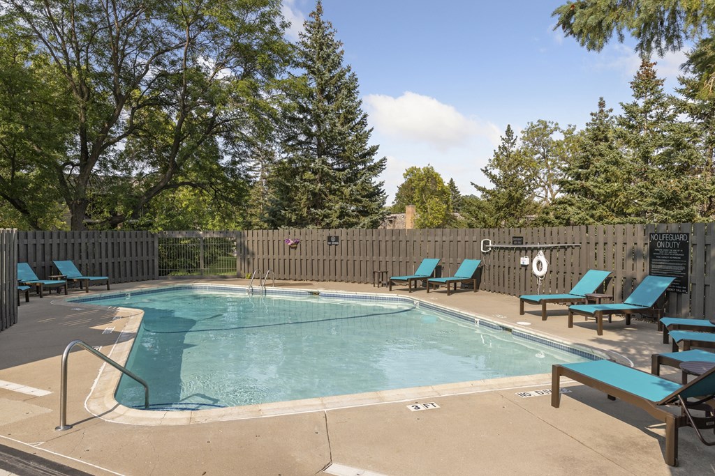Pool With Sundecks at The Edina Towers, Edina