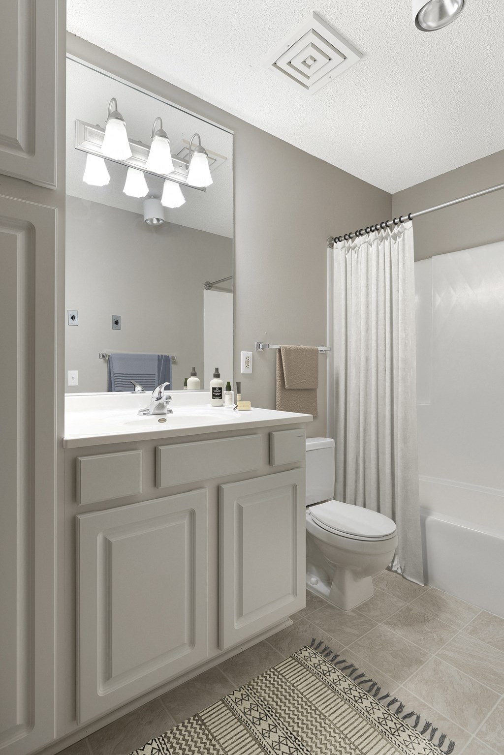 White Bathroom at MacLaren Hill, St. Paul, MN, 55108