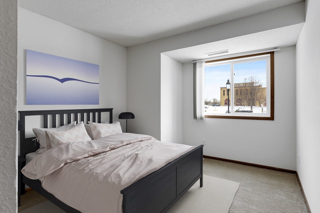 Bedroom at The Kendrick, St. Paul, MN