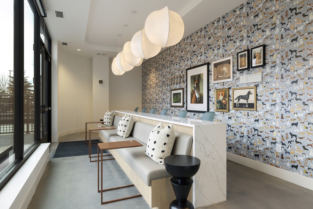 Indoor pet lounge and run at The Mera in St. Louis Park, 55426