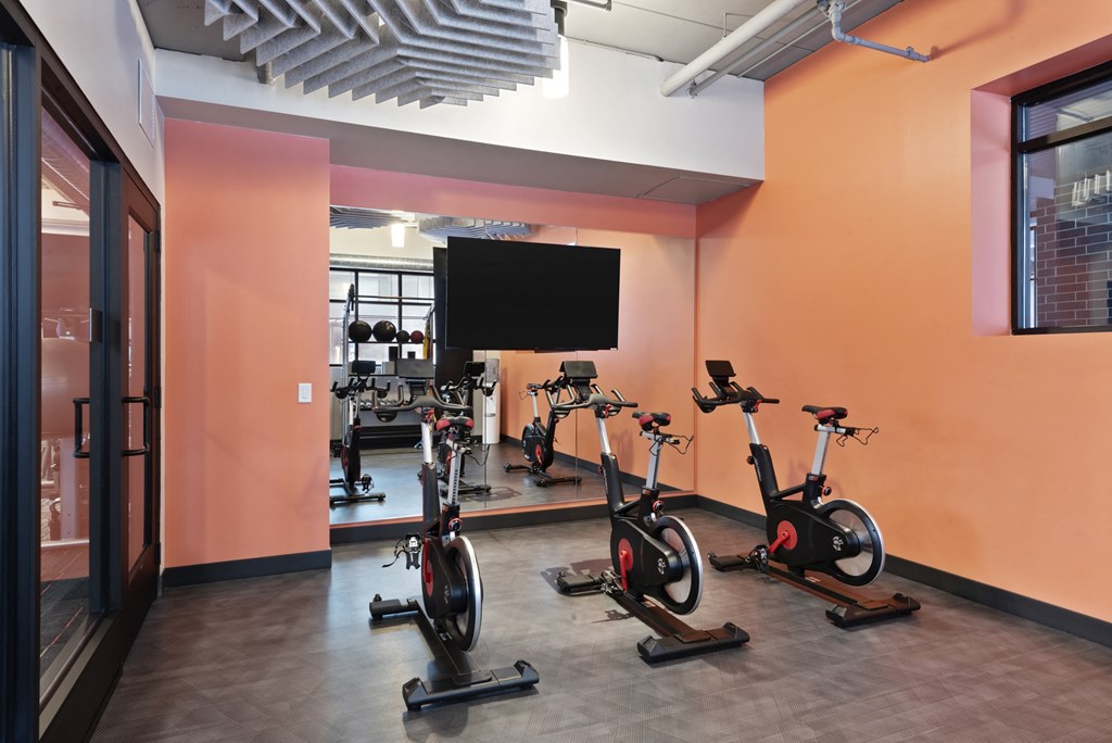 Gym center at The Palmer, Minneapolis, Minnesota