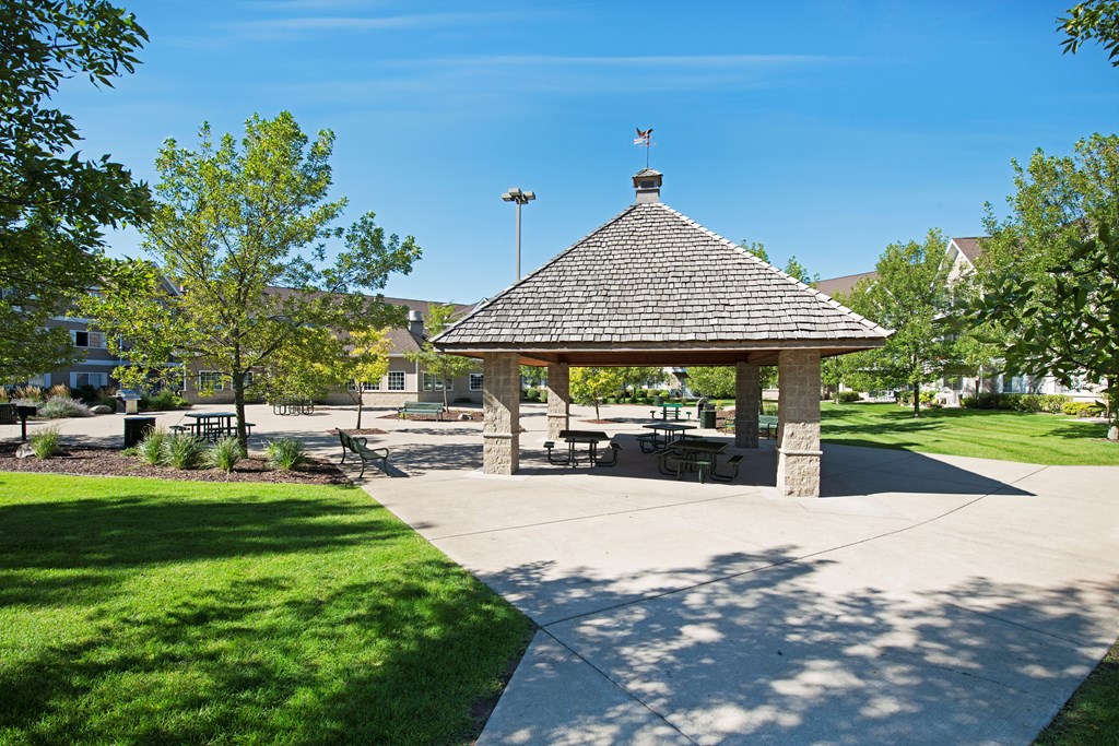 Outdoor Gazebo at Townhomes at Preserve, Rogers, 55374