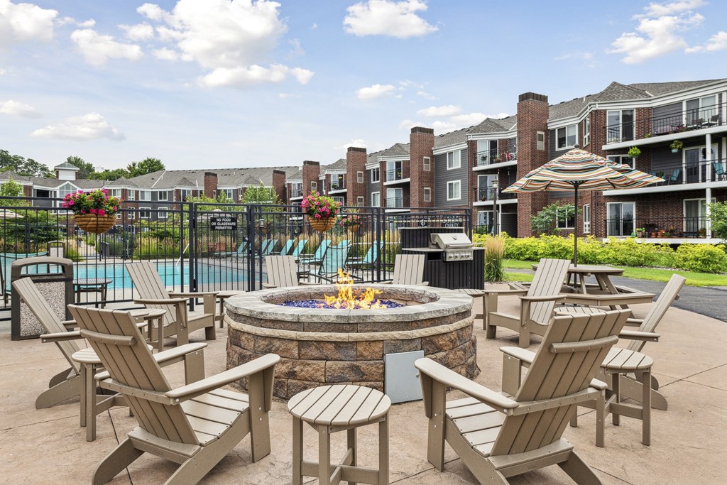 Outdoor Firepit at The Riverwood, Lilydale, MN