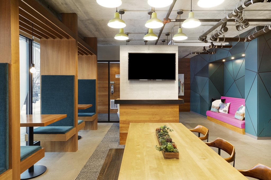 Kitchen and Living room at The Whit, Minnesota