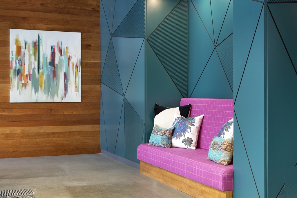 Blue Sofa at The Whit, Minneapolis