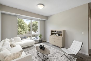 Living Room Interior Living Room Interior at The Whit, Minneapolis, MN - Photo Gallery 3