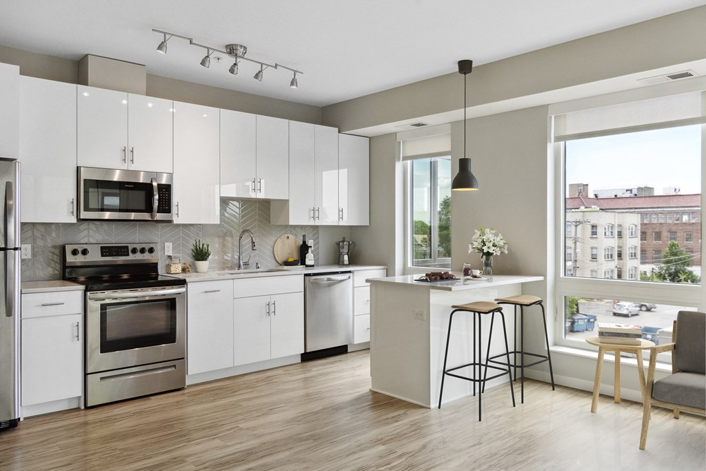 Modern Kitchen at The Whit, Minneapolis