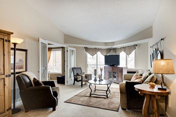 The Riverwood Apartments in Lilydale, MN Living Room