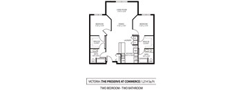 The Preserve at Commerce Apartments in Rogers, MN 2 Bedroom 2 Bath