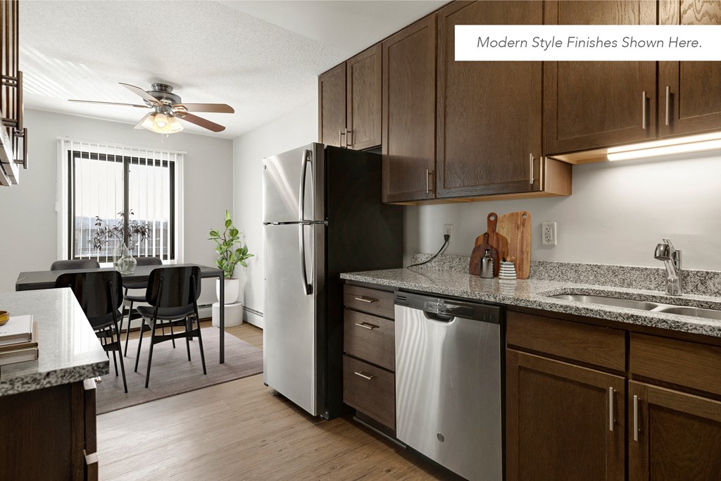 Kitchen at Villages on McKnight, St. Paul, MN