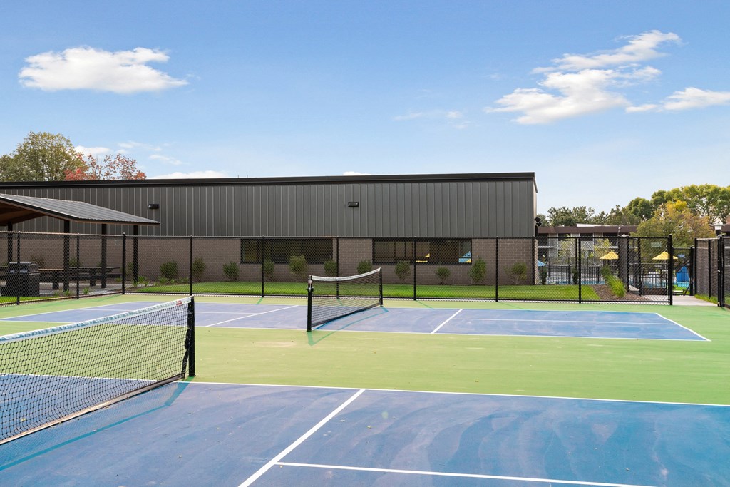 Tennis courts at Villages on McKnight, Minnesota, 55119
