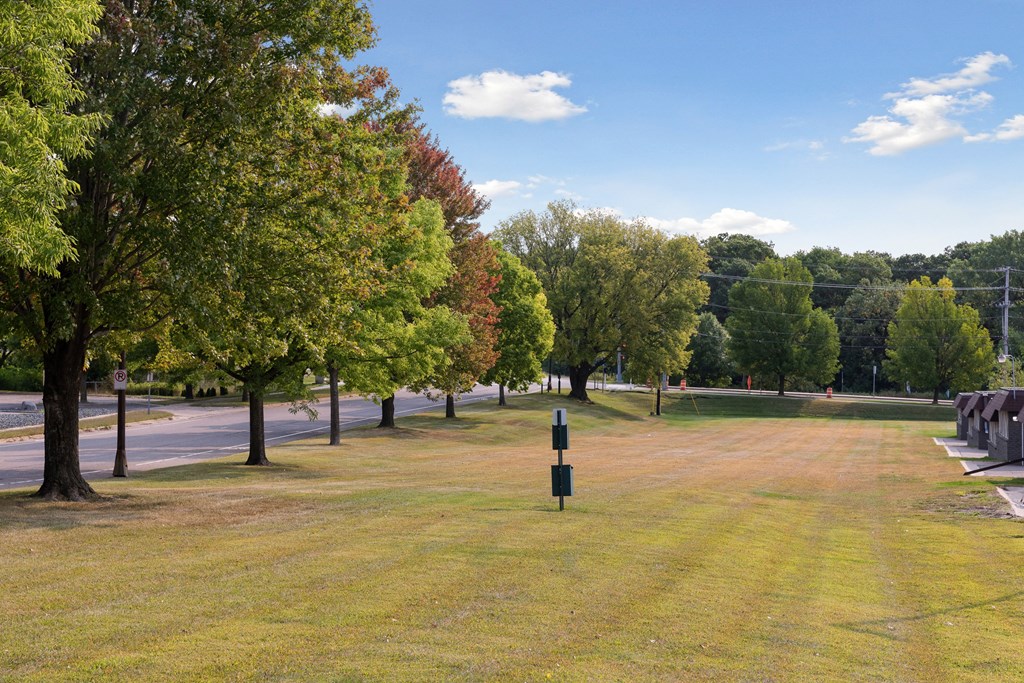 Open grassy areas  at Villages on McKnight, St. Paul, Minnesota