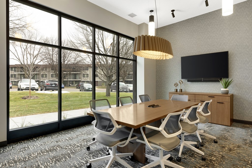 Resident meeting space  at Villages on McKnight, Minnesota, 55119