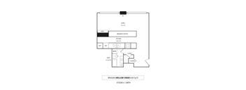 Studio Floor Plan  at Willow Creek, Plymouth, Minnesota