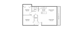 Beach South at the Lake Apartments in Robbinsdale, MN 2 beds 1 bath